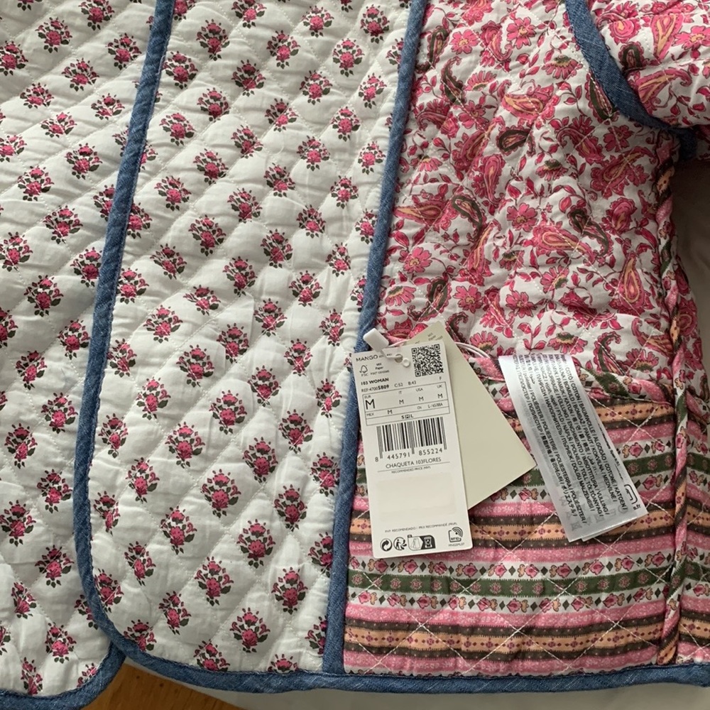 Mango Quilted Reversible Jacket - Picture 3 of 5
